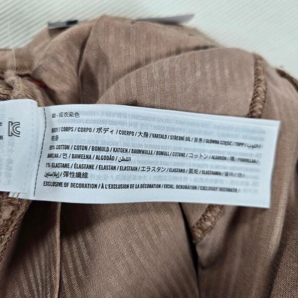 NWT Hollister Ultra High Rise Dad Jean Brown Cargo Pants Women's Size 32R‎ - Picture 6 of 8